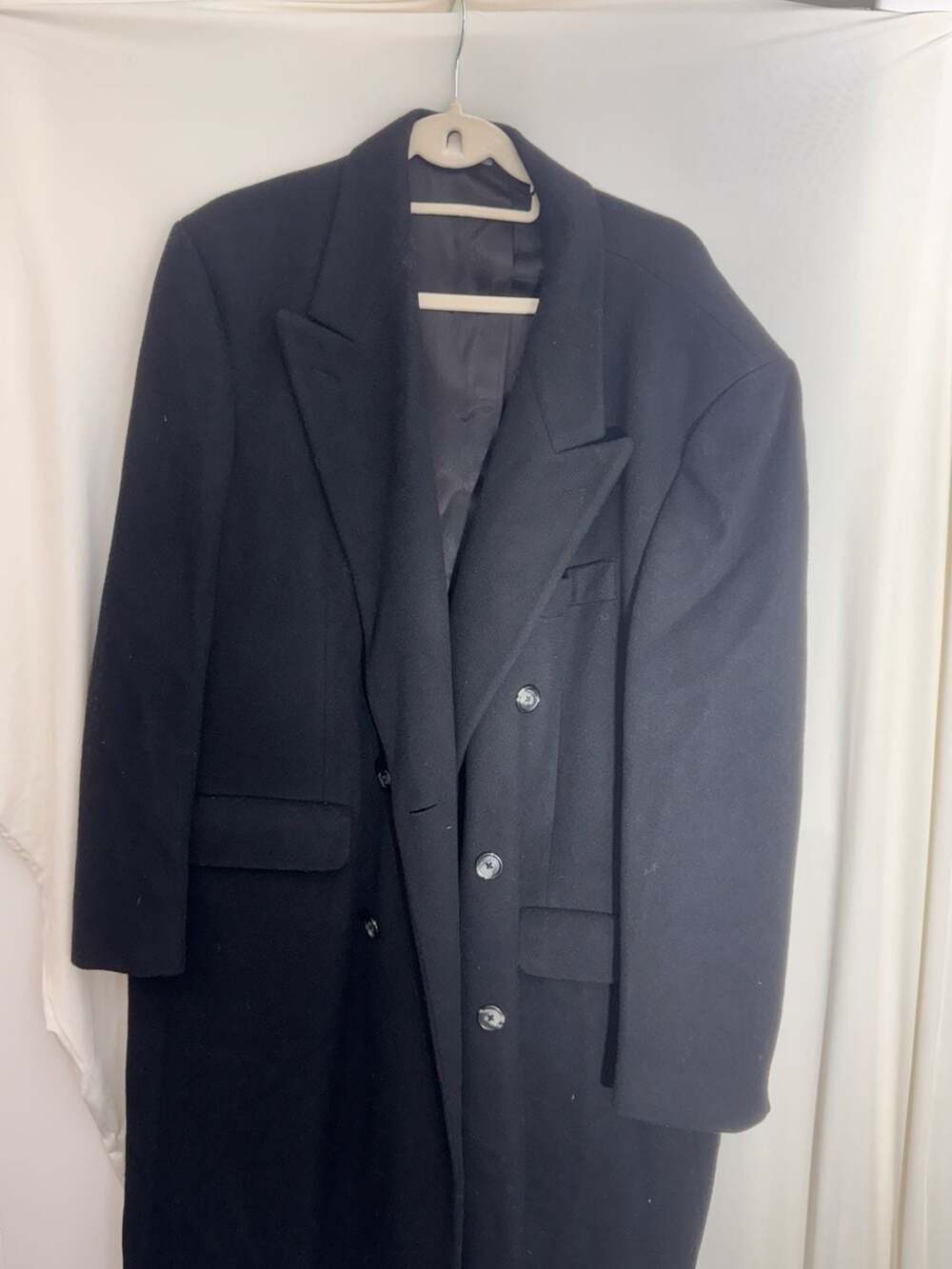 Christian Dior Monsieur Wool Overcoat Black - Picture 5 of 9